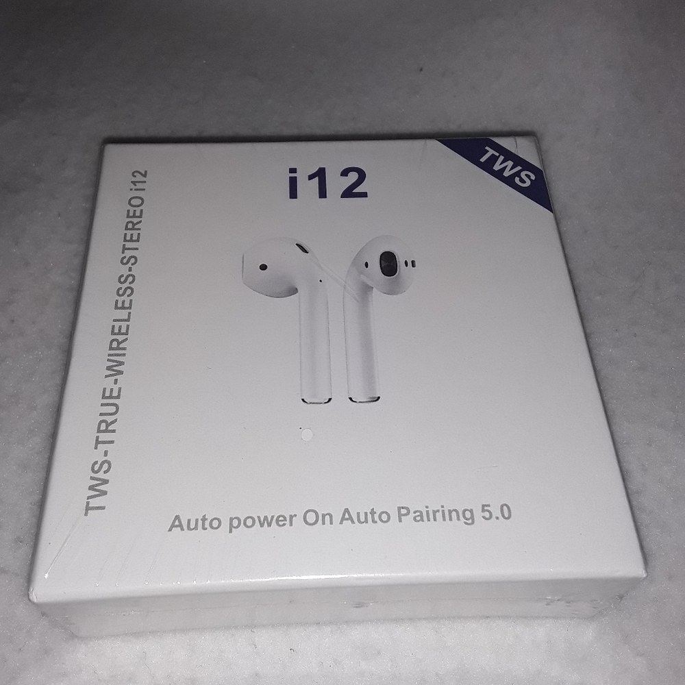 TWS i12 Earphones True Wireless Stereo New Sealed
